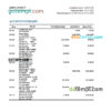 editable template, Niger Ecobank bank statement Excel and PDF template
