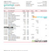 editable template, Norway BN Bank statement Excel and PDF template