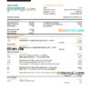 editable template, Oman Sohar International bank statement Excel and PDF template