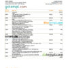editable template, Pakistan Al Baraka bank statement Excel and PDF template