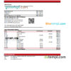 editable template, Peru Banco de Comercio bank statement Excel and PDF template