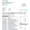 editable template, Peru Citibank bank statement Excel and PDF template