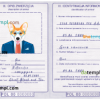 FREE editable template, Poland dog (animal, pet) passport PSD template, fully editable