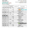 editable template, Portugal Abanca bank statement Excel and PDF template