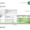 editable template, Romania Garanti BBVA bank statement, Excel and PDF template