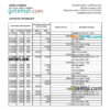 editable template, Rwanda Bank of Kigali bank statement, Excel and PDF template