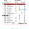 editable template, Saudi Arabia SABB bank statement, Excel and PDF template