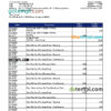 editable template, Singapore UOB bank statement, Excel and PDF template