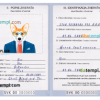 FREE editable template, Slovakia dog (animal, pet) passport PSD template, fully editable