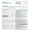 editable template, Somalia Amal bank statement, Excel and PDF template