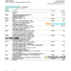 editable template, South Africa Discovery bank statement, Excel and PDF template