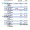 editable template, South Korea Woori bank statement, Excel and PDF template