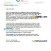 editable template, Canada Saskatchewan Town of Strasbourg water utility shut off notice, Word and PDF template