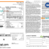 editable template, USA Discover credit card statement, Word and PDF template, 6 pages