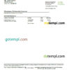 editable template, USA Ohio Huntington bank statement Word and PDF template, 7 pages