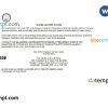 editable template, USA City of Flint Michigan water utility bill shutoff notice, Word and PDF template, version 3