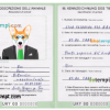 FREE editable template, Uruguay dog (animal, pet) passport PSD template, completely editable