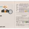 FREE editable template, Uzbekistan dog (animal, pet) passport PSD template, fully editable
