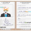 FREE editable template, Vietnam dog (animal, pet) passport PSD template, fully editable