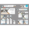 FREE editable template, # desert vale editable banner template set of 13 PSD