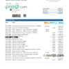 editable template, United Kingdom TSB bank statement, Excel and PDF template