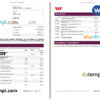 editable template, Australia Westpac bank statement Word and PDF template, 3 pages