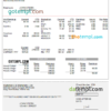editable template, India Mahindra & Mahindra Ltd automotive industry company pay stub Word and PDF template