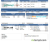 editable template, United Kingdom Bishopsgate payroll services company pay stub Word and PDF template