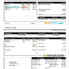 editable template, United Kingdom Kanopi Contract Services payroll company pay stub Word and PDF template