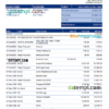 editable template, United Kingdom Royal Bank of Scotland (RBS) bank statement