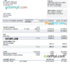 editable template, USA United States Steel Corporation steel production company pay stub Word and PDF template