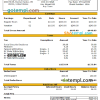 editable template, USA Whirlpool Corporation commercial company pay stub Word and PDF template