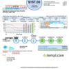 editable template, # rapid benefit universal multipurpose utility bill, Word and PDF template