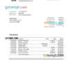 editable template, USA Texas First Citizens bank statement Word and PDF template