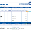 editable template, USA Pepsico Inc. drink producing company pay stub Word and PDF template