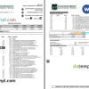 editable template, USA Woodforest bank statement Word and PDF template, 3 pages