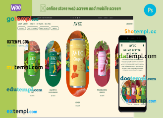 editable template, alcoholic drinks completely ready online store WooCommerce hosted and products uploaded 30