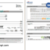 editable template, USA Citibank bank statement, Word and PDF template, 6 pages
