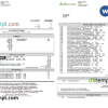 editable template, USA Regions Bank statement, Word and PDF template, 4 pages