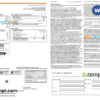 editable template, USA Discover bank statement, Word and PDF template, 5 pages