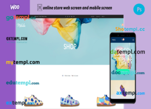 colorful shoes fully ready online store WooCommerce hosted and products uploaded 30