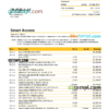 editable template, Australia Commonwealth bank statement, Word and PDF template, 5 pages