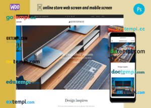 editable template, modern desks completely ready online store WooCommerce hosted and products uploaded 30
