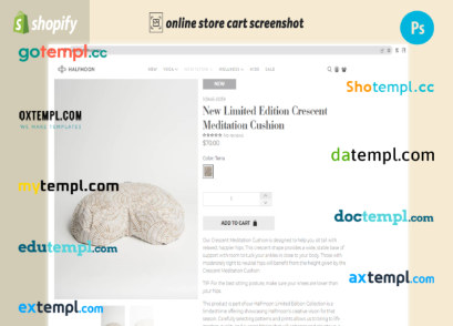 editable template, yoga & meditation handcrafts fully ready online store Shopify hosted and products uploaded 30 - Image 4