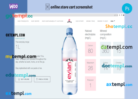 editable template, natural water fully ready online store WooCommerce hosted and products uploaded 30 - Image 4