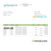 editable template, Bangladesh Al-Arafah Islami Bank statement, Word and PDF template