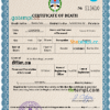 editable template, Argentina death certificate PSD template, completely editable