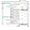 editable template, Bangladesh AB bank statement template, Word and PDF format