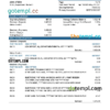 editable template, Burundi Bank of Africa bank statement Word and PDF template