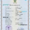 editable template, Denmark vital record death certificate PSD template, fully editable